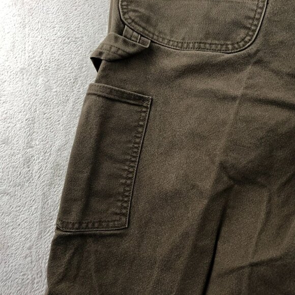 Carhartt Men's Cargo Pants Tag Size 38x34 Relaxed Fit Straight Leg Brown Casual - Picture 12 of 14